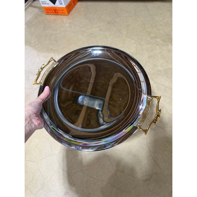 Silver Set of 3, 1960s Mid-Century Modern Kromex Trays For Sale - Image 8 of 8