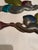 1970s Vintage Jewel-Tone Metal Trumpeting Angels — Christmas Holiday Decor, Pair For Sale - Image 5 of 9
