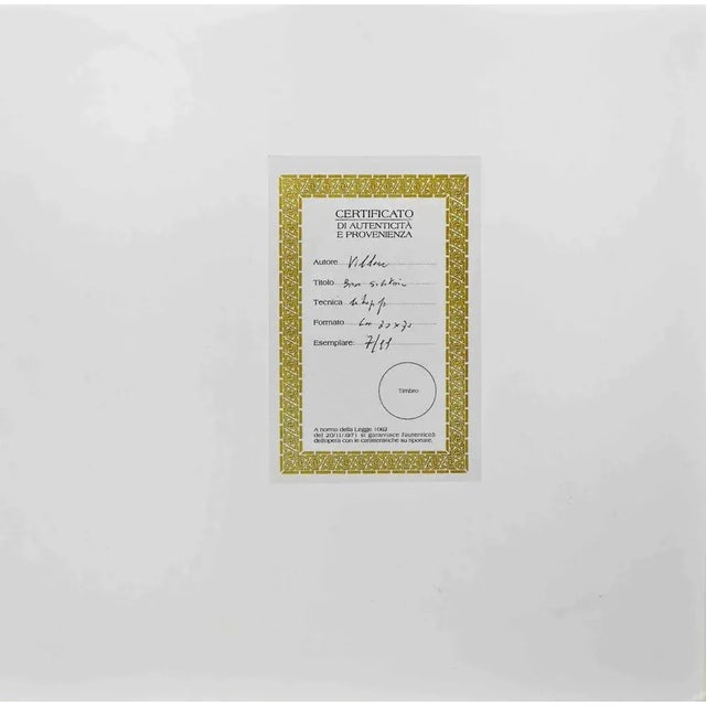 Seascape is a lithograph attributed to nicholas verrall (1945) in the late 20th century. Hand-signed on the right corner....