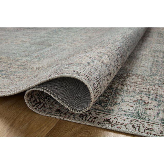 Loloi Rugs Chris Loves Julia x Loloi Jules Emerald / Antique Ivory 2'-3" x 3'-9" Accent Rug For Sale - Image 4 of 8