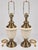 Vintage Neoclassical Cream Ceramic Urn Lamps With Pleated Ivory Shades - a Pair For Sale - Image 10 of 12