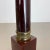 Modernist Italian Red Catalina and Brass Tube Table Light, 1960s For Sale - Image 10 of 18