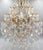 This magnificent vintage crystal chandelier from Italy is a truly stunning example of elegant lighting art. Manufactured...