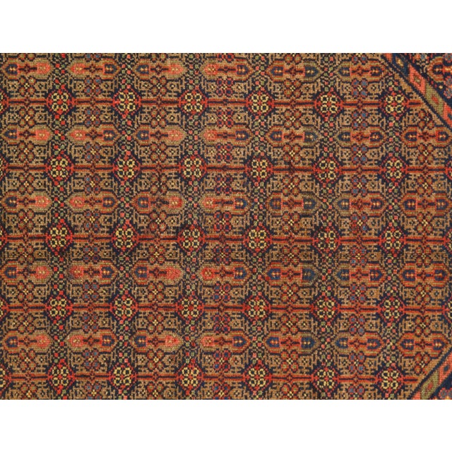 Persian Early 20th Century Antique Persian Hamadan Rug - 3′11″ × 6′2" For Sale - Image 3 of 5