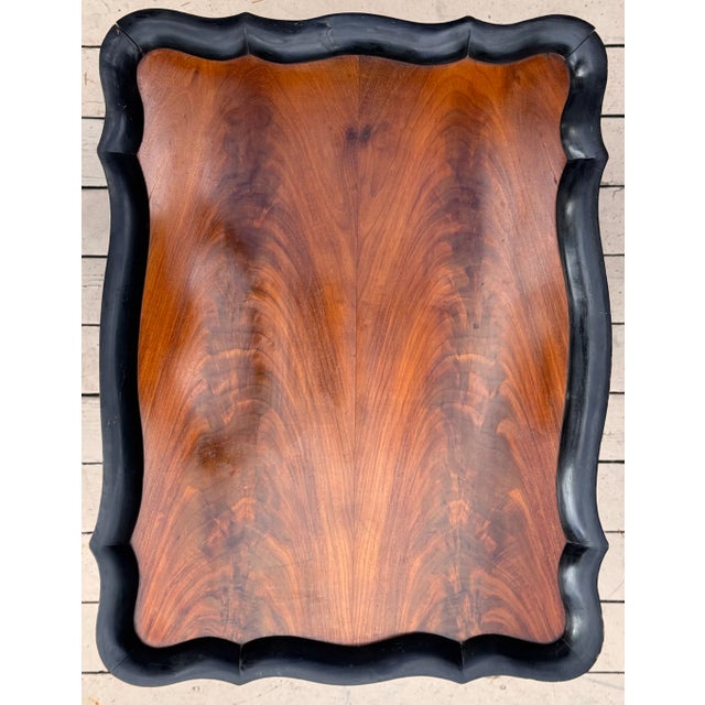 Antique Flame Mahogany Tray For Sale - Image 16 of 16