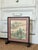 1960s Asian Hand-Painted Landscape Tabletop Screen | Traditional Oriental Desk Decor For Sale - Image 4 of 11