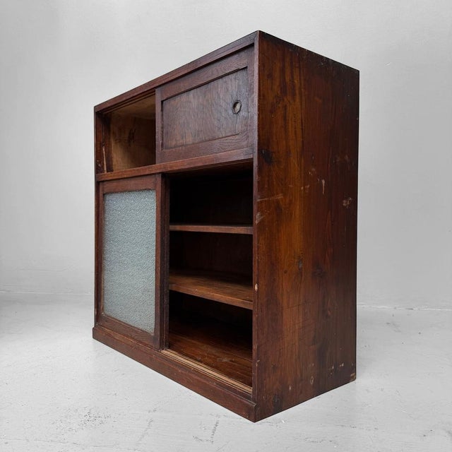 Contemporary Vintage Japanese Tana Display Cabinet, 1930s For Sale - Image 3 of 11