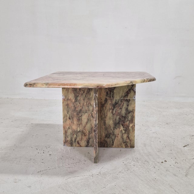 Italian Marble Coffee Table, 1970s For Sale - Image 4 of 12