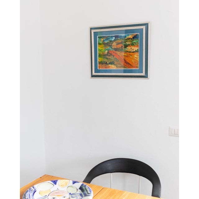 Italian Artist, Landscape Motif, 1960s, Oil Painting, Framed For Sale - Image 10 of 12
