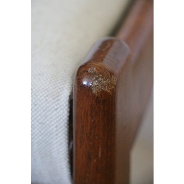 Textile Vintage Chairs in Cotton and Linen Upholstery, 1970s, Set of 4 For Sale - Image 7 of 15