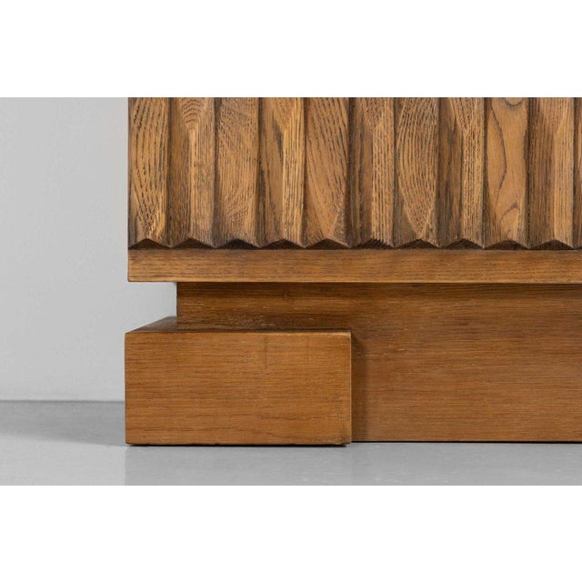 Niagara Sideboard in Oak by Maison Aurora, Belgium, 1975 For Sale - Image 18 of 18