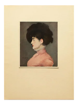 1949 After Edouard Manet "Portrait of Irma Brunner" First Edition Parisian Print