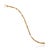 Handcrafted 6.83ct Mixed-Shape Diamond Tennis Bracelet in 18k Yellow Gold For Sale - Image 11 of 18