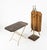 Mid-Century Goatskin and Brass Serving Folding Tables by Aldo Tura, Italy, 1960s For Sale - Image 6 of 18