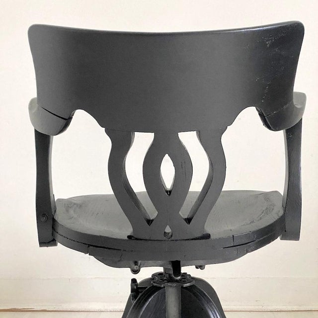 Antique American Office Chair, 1890s For Sale - Image 5 of 18