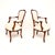 Antique French Walnut Salon Armchairs, 1930, Set of 2 For Sale - Image 3 of 11