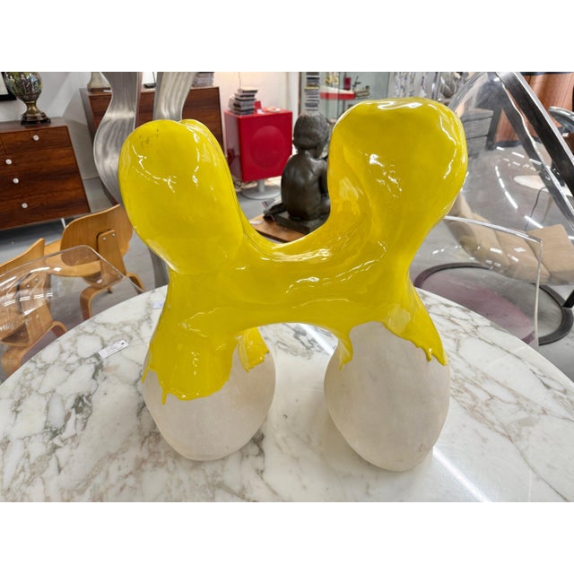 Modern Late 20th Century Fabulous Large Abstract Stoneware Pottery For Sale - Image 3 of 16