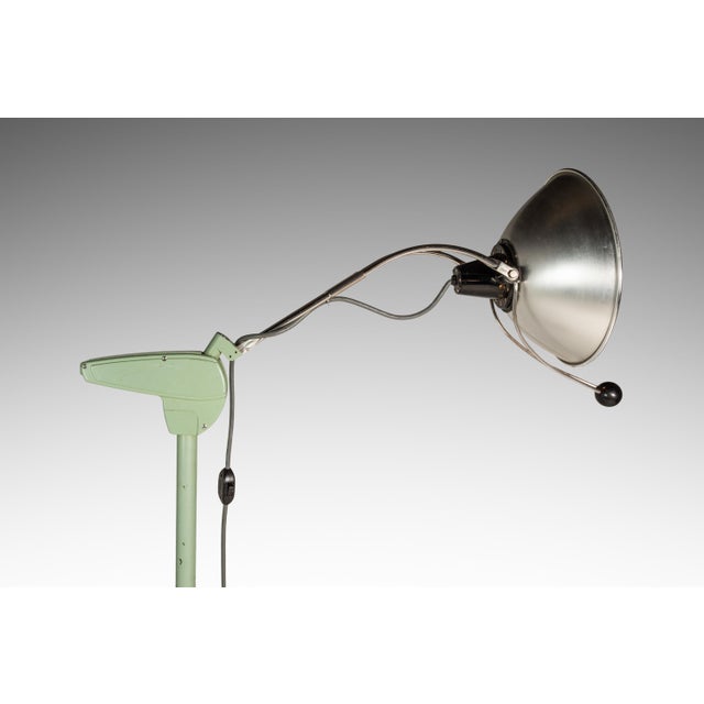 Mid-Century Modern Industrial Patinaed Medical / Surgical 6ft. Floor Lamp by Wilmot Castle, Usa, C. 1960s For Sale - Image 11 of 18