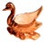 1940s McCoy 22kt Weeping Gold Swan Planter For Sale