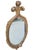 Wood Vintage John Richard Limited Edition Gold Gilt Plume Oval Wall Mirror For Sale - Image 7 of 10