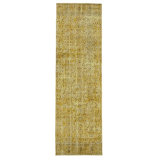 Vintage Hand-Knotted Runner Rug For Sale