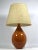 Mid-Century Modern Large Bostlund Gourd Form Ceramic Table Lamp With Original Bostlund Shade For Sale - Image 3 of 7