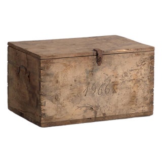 Vintage Bottle Storage Box, 1966 For Sale