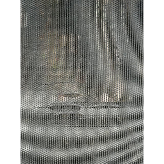 Pair of Keilhauer Net Lounge Armchairs by Eoos in Black Mesh and Tubular Steel For Sale - Image 15 of 16
