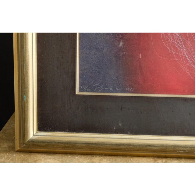 Frank Howell – "Sage Fire" Limited Edition Lithograph (1991) – Signed & Numbered, Framed For Sale In Denver - Image 6 of 6