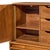 Young Manufacturing Mid Century Walnut Curved Gentlemans Chest Highboy Dresser For Sale In Chicago - Image 6 of 9