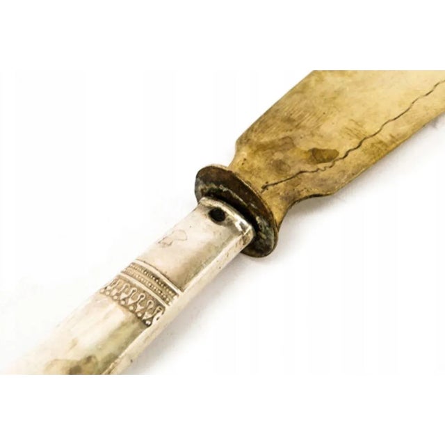 Silver Cake Knife, Poland, 1960s, in Very Good conditions. Designed 1960 to 1969