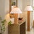 Craftsman Table Lamp, Natural Oak Veneer A substantial presence capable of anchoring a room, this artisan-hewn table lamp...