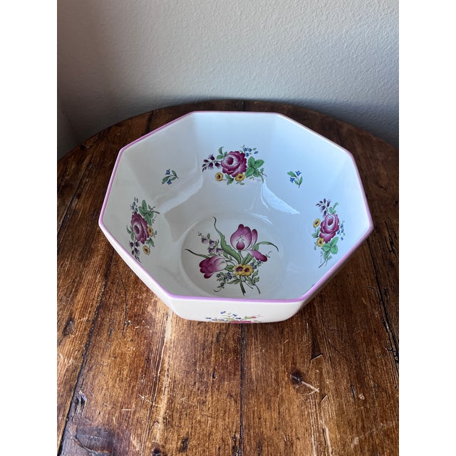 Spode Spode Marlborough Sprays Collection Serveware Vegetable Bowl Made in England For Sale - Image 4 of 6