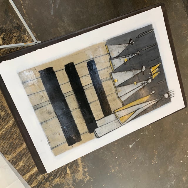 Abstract "We Are All One" Modern Abstract unFramed Acrylic Painting by Todd Alexander For Sale - Image 3 of 13