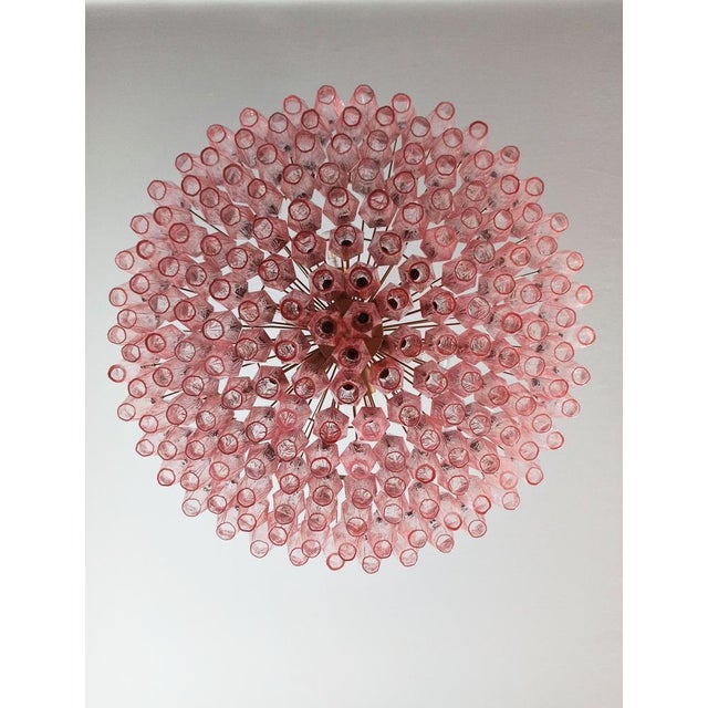 Glass Murano Glass Candelier, 1990 For Sale - Image 7 of 18