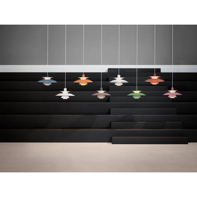 Louis Poulsen Poul Henningsen PH 5 Pendant for Louis Poulsen in Classic White For Sale - Image 4 of 5