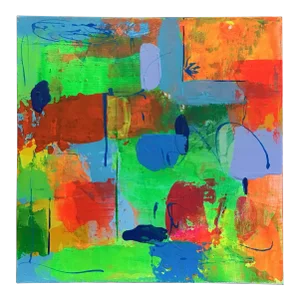“Change Is in the Air” Contemporary Original Color Study Painting on Canvas by Stephen Stilgenbauer