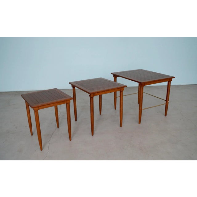 1950s Mid-Century Modern Tomlinson Nesting Tables - Set of 3 For Sale - Image 13 of 13