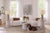2020s Studded Coffee Table, White Washed Wood For Sale - Image 5 of 7