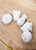 Small White Porcelain Vases from Rosenthal Studioline, 1980s, Set of 5, in Flawless conditions. Designed 1980 to 1989 This...