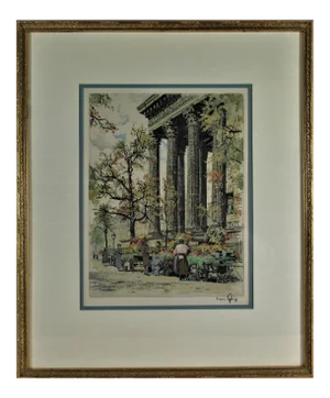 Hans Figura, Marche aux Fleurs, Place de la Madeleine, Paris