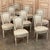 Set of 8 French Louis XVI Painted Dining Chairs For Sale - Image 4 of 17