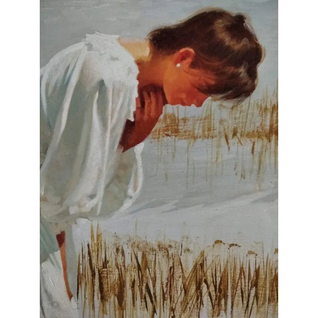 This artwork includes a certificate of authenticity and is hand-signed by the artist. It is made of oil on canvas. Unique...