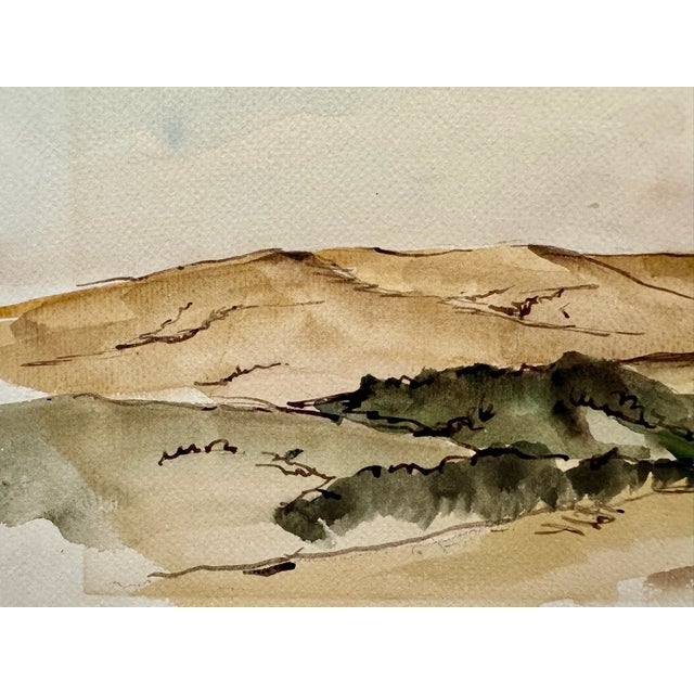 Original watercolor on paper by Henry Emil Salloch, also known as Heinz Emil Salloch, the German-born American artist and...