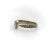 14k White Gold Hand Engraved Lucky Nail Ring With Diamonds Size 7 For Sale - Image 4 of 8