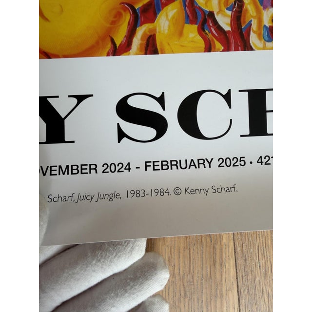 Early 21st Century Juicy Jungle Exhibition Poster from Kenny Scharf, 1984 For Sale - Image 5 of 9