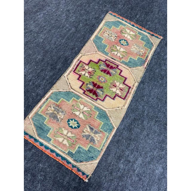 Early 21st Century Turkish Yastik Rug 1'2" x 2'8" For Sale - Image 5 of 5