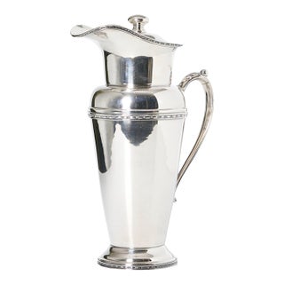 1950s Art Deco Silver Plated Cocktail Shaker For Sale
