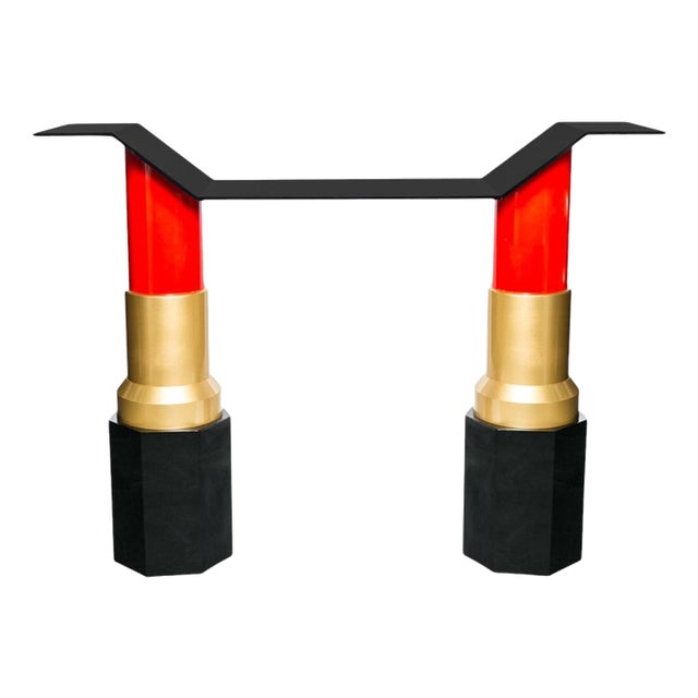 Lipsticks Console Table in Powder-Coated Aluminum by Altreforme For Sale