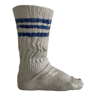 1980s Ceramic Gym Sock Vase by Louisville Stoneware For Sale